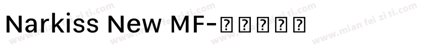 Narkiss New MF字体转换